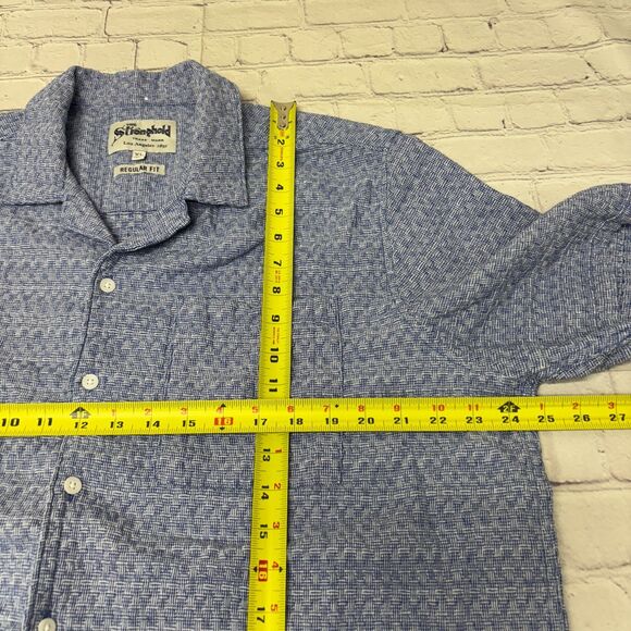 The Stronghold Men Short Sleeve Button Shirt Top XL X-Large Regular Fit D038 -27 - Picture 3 of 14